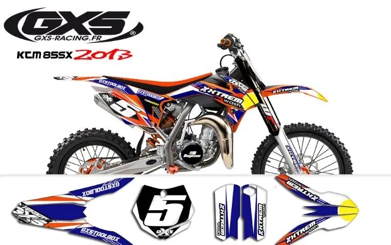 Kit déco Kit Déco KTM 85 SX 2013-2014-2015 GXS Réplica 2014