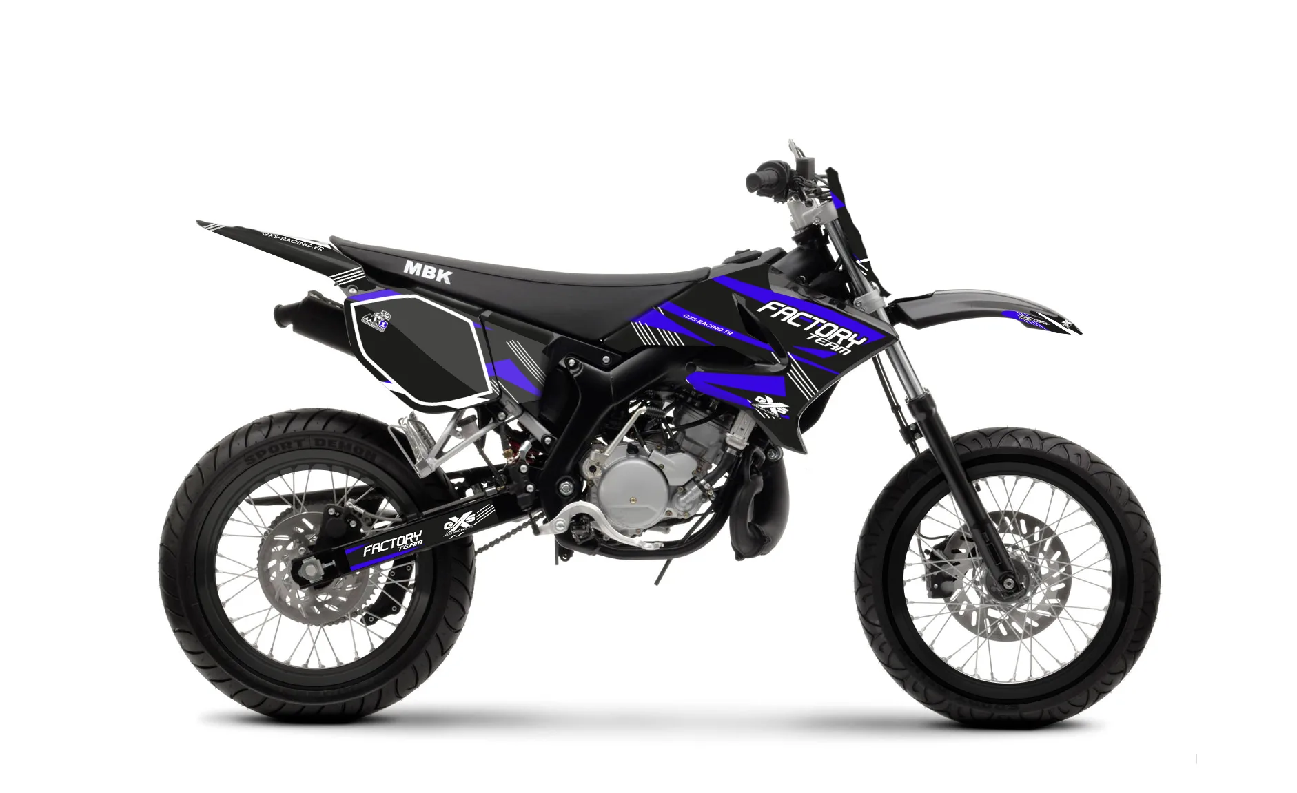 Kit déco Kit Déco YAMAHA DT50 04-18 FACTORY TEAM