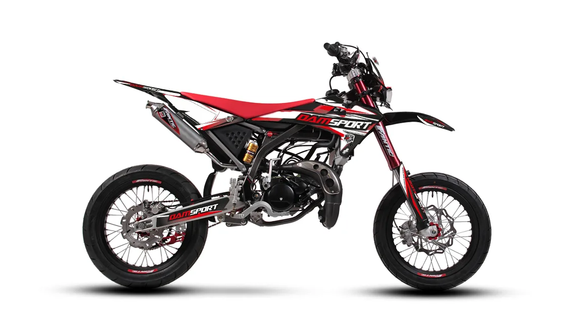 Kit déco Fantic Motard Performance 50 125 2T 2018-2019 Dam-Sport V2