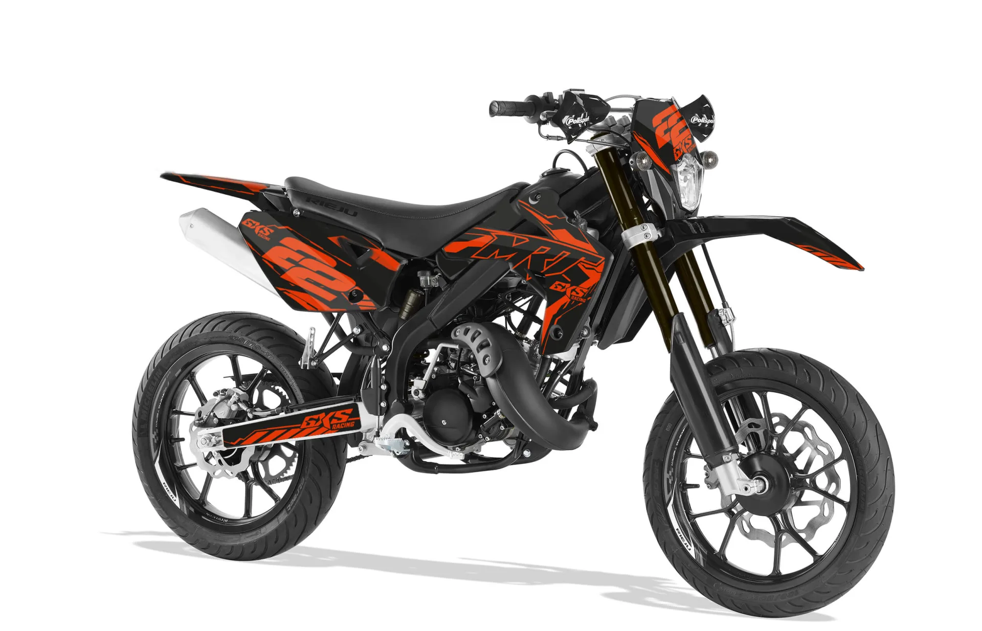 Kit déco Kit Déco Rieju MRT PRO 2009-2020 BLACK TECH