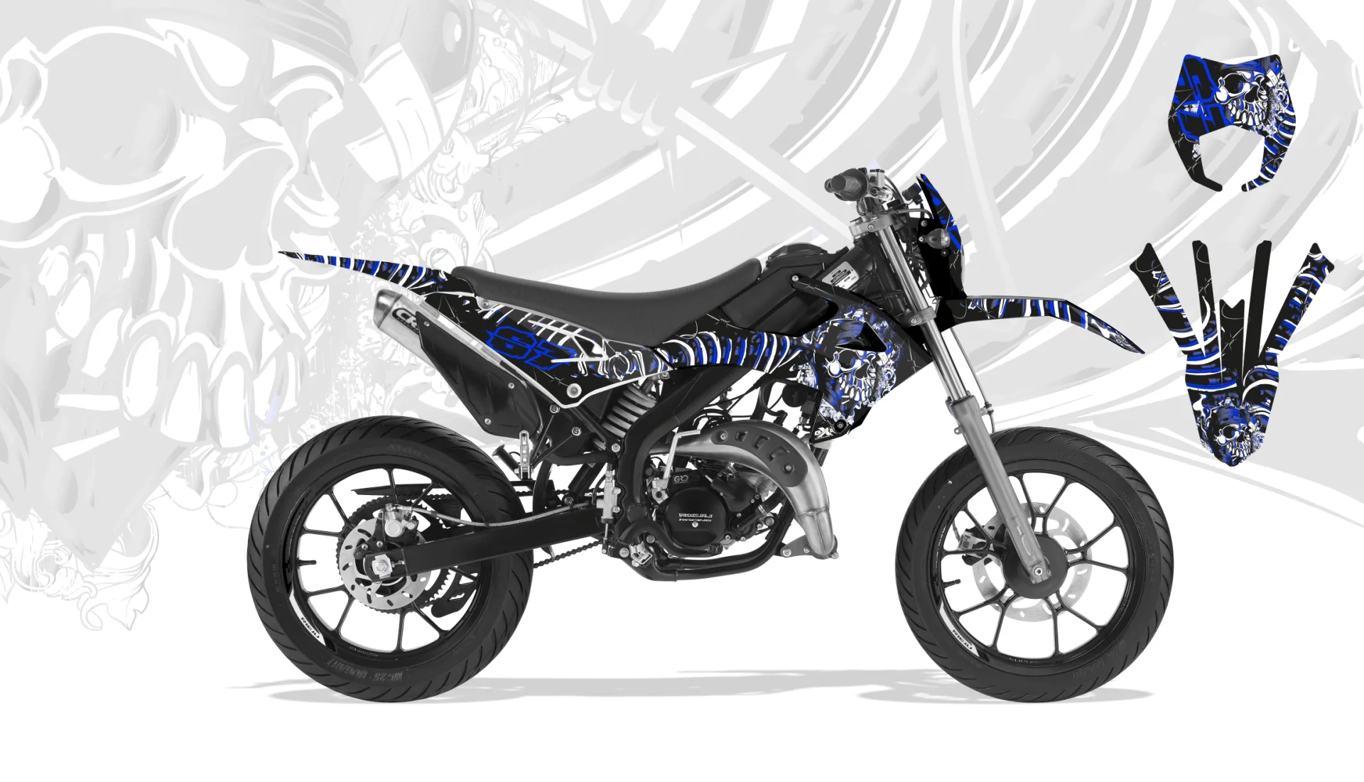 Kit déco Kit Déco Rieju MRT 2022-2023 SKULL