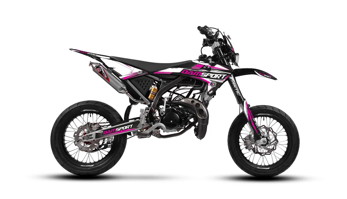Kit déco Fantic Motard Performance 50 125 2T 2018-2019 Dam-Sport V2