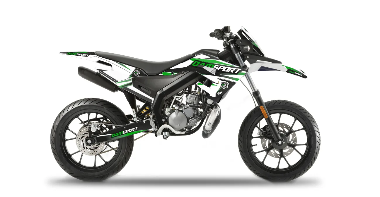 Kit déco DERBI Senda X-Treme 50 SM 2019 Dam-Sport V2