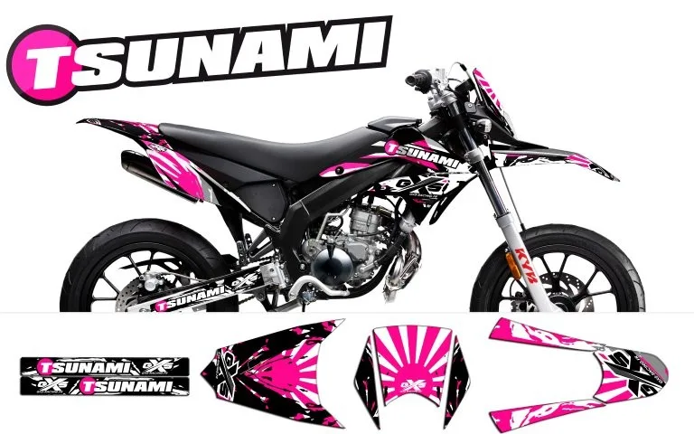 Kit déco Kit Déco Derbi DRD X-Treme 11-17 TSUNAMI