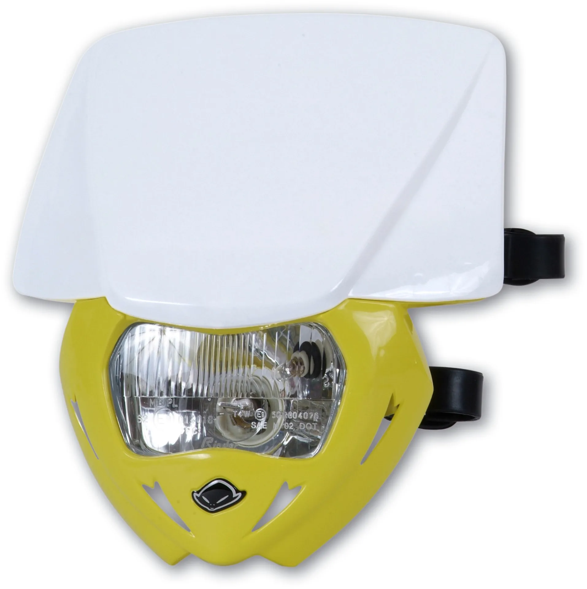 Kit déco Phare Panther bicolore 12V 35/W (homologué) PF01709 — blanc/jaune