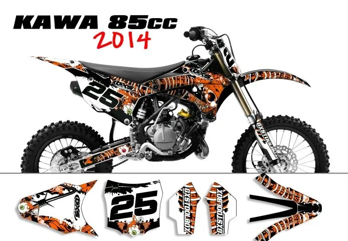 Kit déco Kit déco Kawasaki 85 KX 2014-2021 SURRENDER