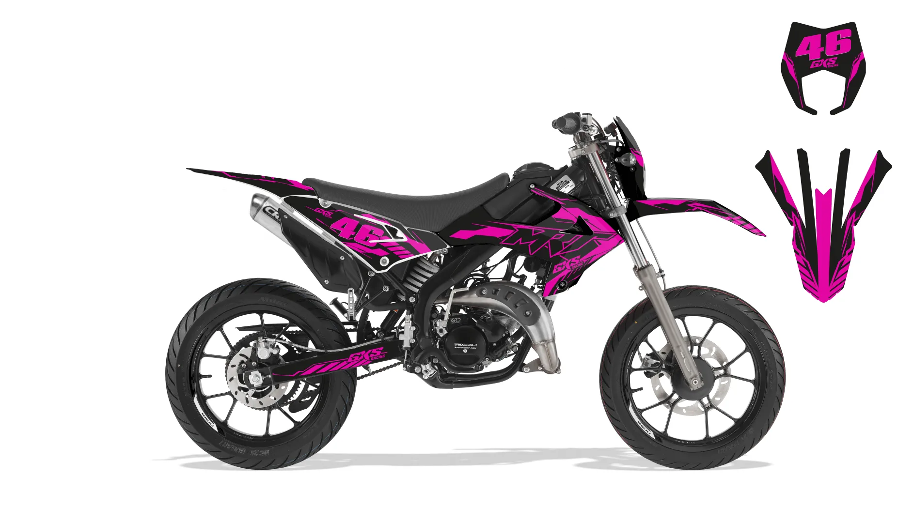 Kit déco Kit Déco Rieju MRT PRO BLACK TECH 2022