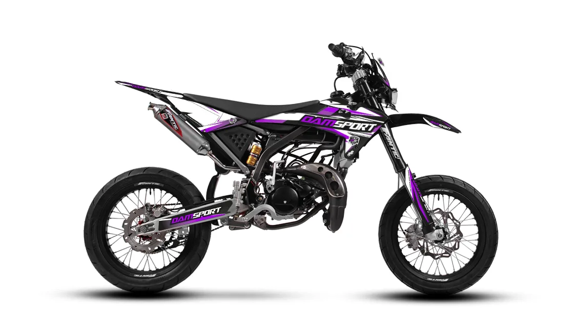 Kit déco Fantic Motard Performance 50 125 2T 2018-2019 Dam-Sport V2