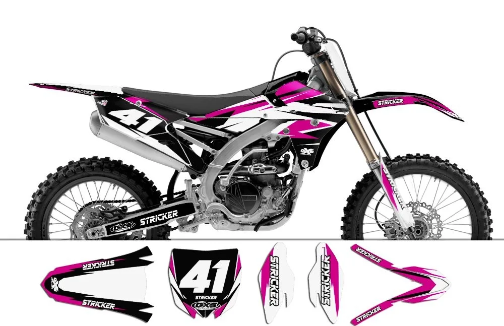 Kit déco Kit déco Yamaha YZF250 450 2014 STRICKER