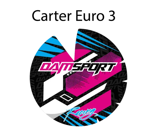 Kit déco Kit déco de carter Dam-Sport Racing Derbi Euro 3