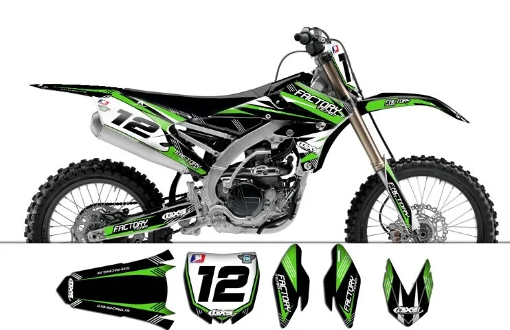 Kit déco Kit déco Yamaha YZF250 450 2014 Factory Team Dash