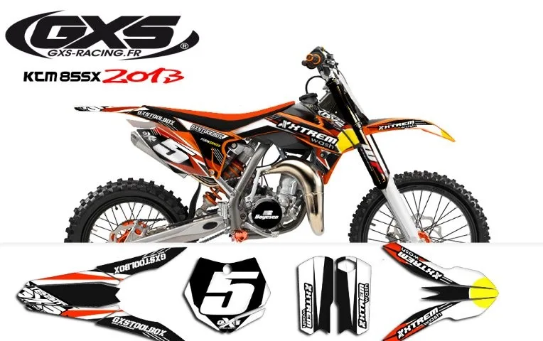 Kit déco Kit Déco KTM 85 SX 2013-2014-2015 GXS Réplica 2014