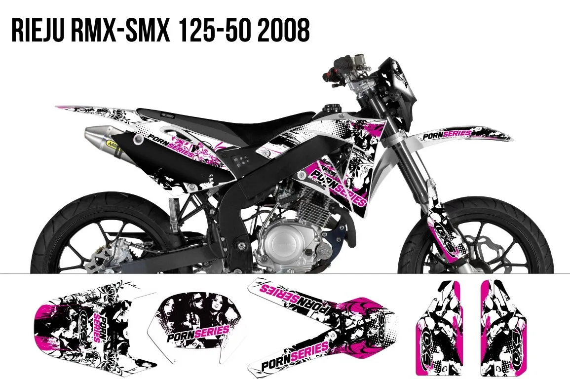 Kit déco kit Déco Rieju RMX-SMX 125-50 PORNSERIES 2009