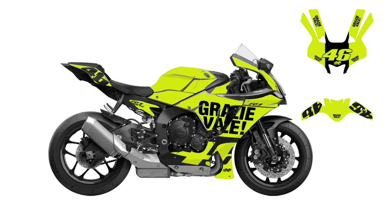 Kit déco Kit Déco YAMAHA R1 2020-2023 GRAZIE