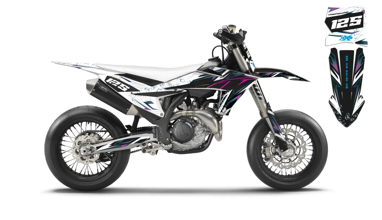 Kit déco Kit Déco KTM SX/SXF 2023-2024 Supermot Bubble
