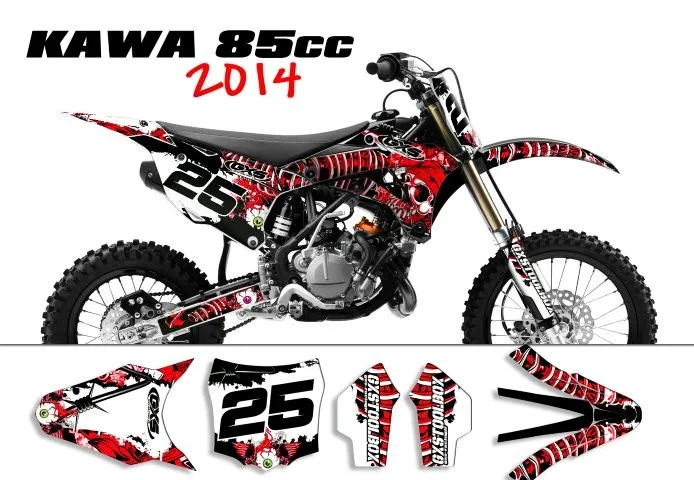 Kit déco Kit déco Kawasaki 85 KX 2014-2021 SURRENDER