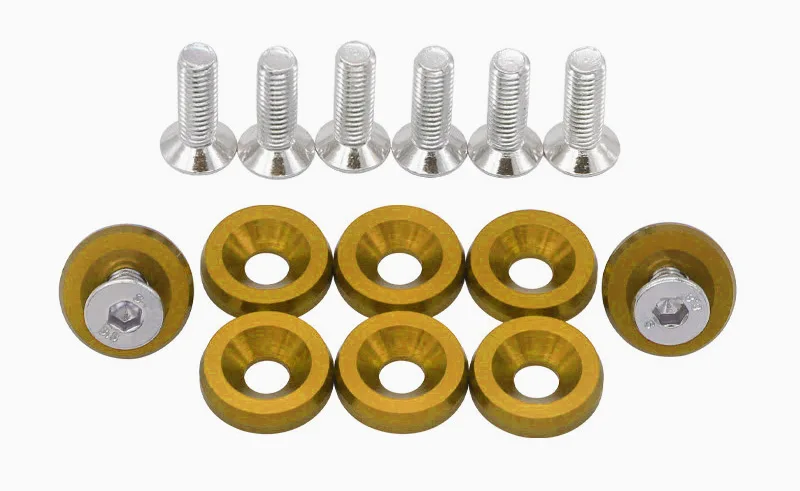 Kit déco Rondelles aluminium anodisées X8