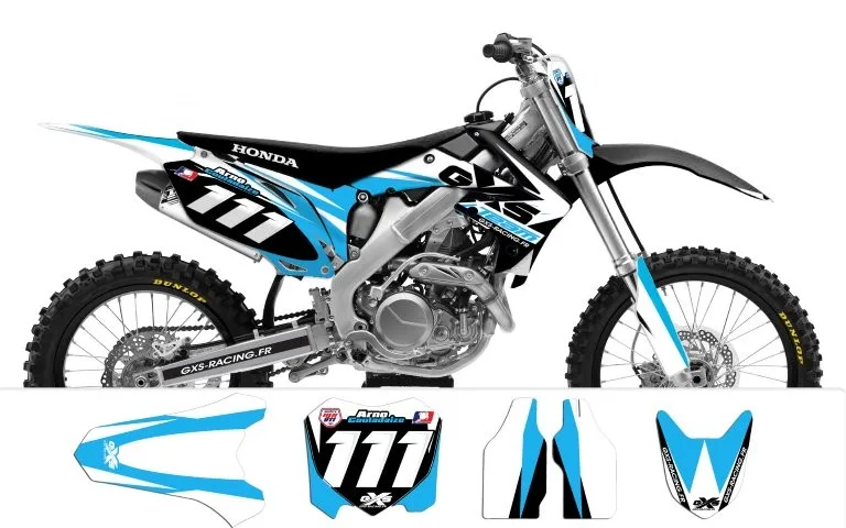 Kit déco Kit déco Honda CRF250-450 2009-2012 TEAM GXS