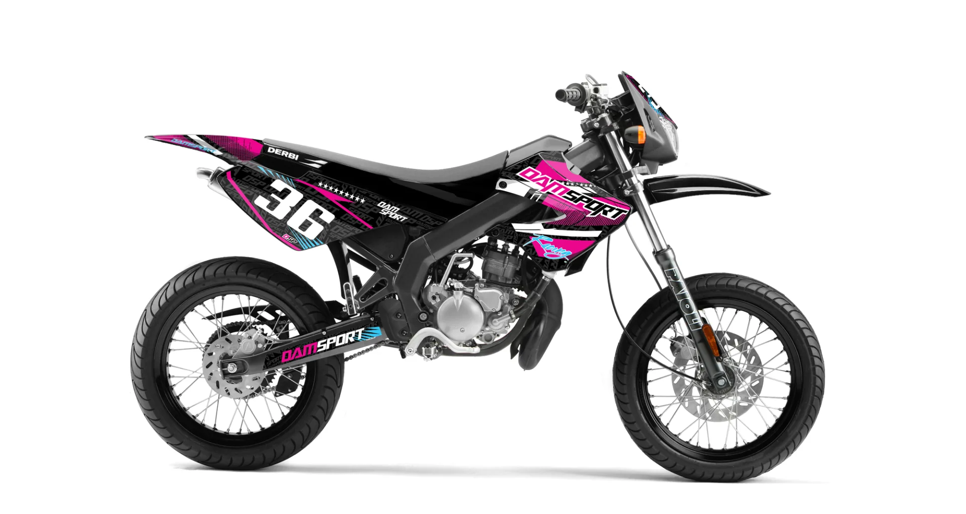 Kit déco Kit déco Dam-Sport DERBI X-trem 2005-2009