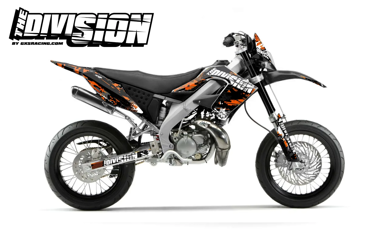 Kit déco Kit DÉCO DERBI DRD PRO 2006-2009 THE DIVISION