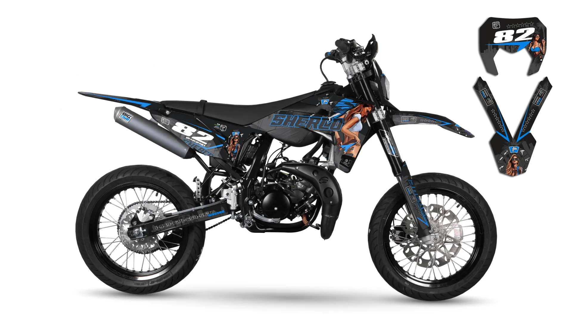 Kit déco kit Déco Sherco 50cc 2016-2018 GTA