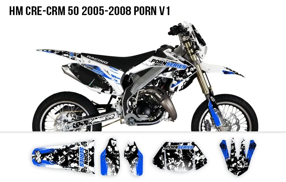 Kit déco Kit Déco HM 50cc 2007-2012 Pornseries V1