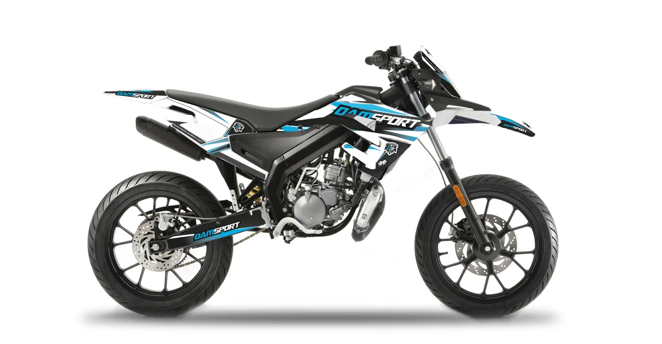 Kit déco DERBI Senda X-Treme 50 SM 2019 Dam-Sport V2