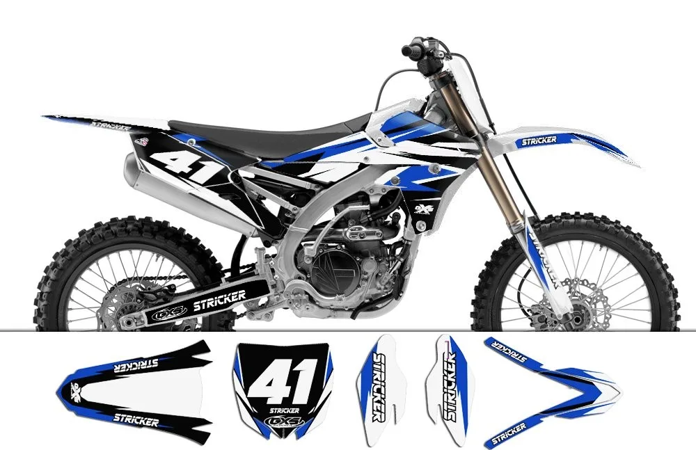 Kit déco Kit déco Yamaha YZF250 450 2014 STRICKER
