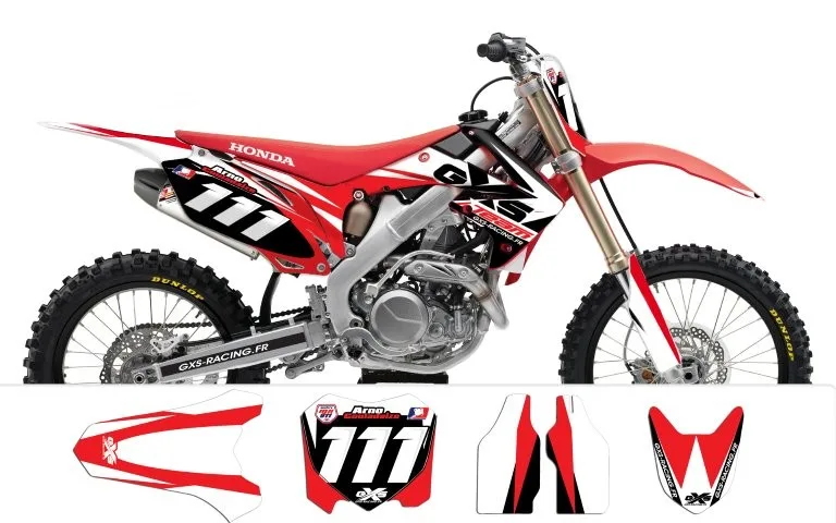 Kit déco Kit déco Honda CRF250-450 2009-2012 TEAM GXS
