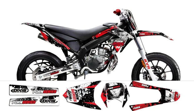 Kit déco Kit Déco Derbi DRD X-Treme 11-17 GILERA PORNSERIES V2