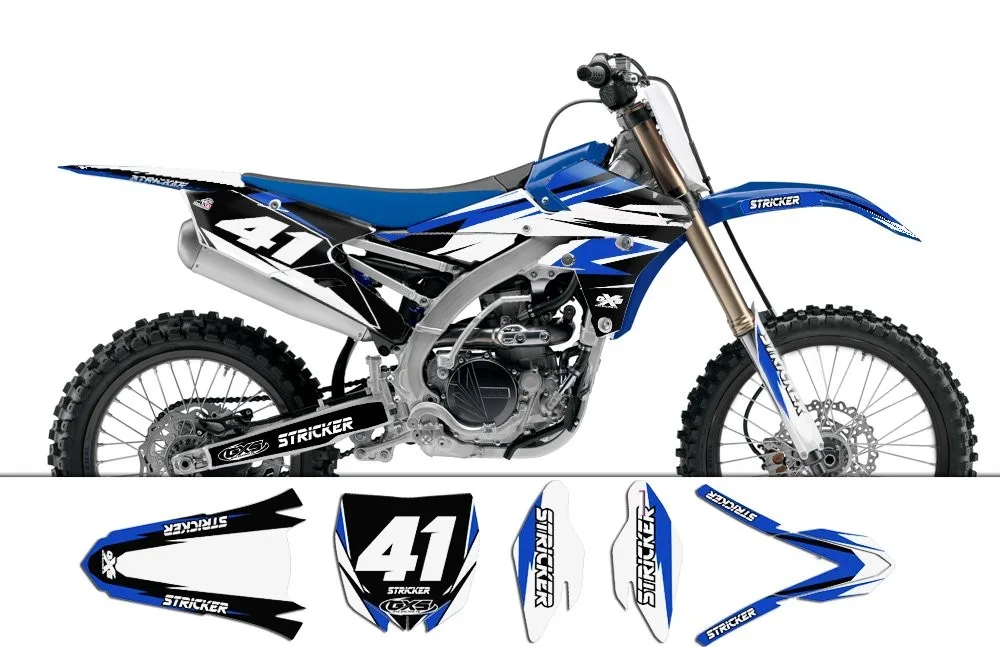 Kit déco Kit déco Yamaha YZF250 450 2014 STRICKER