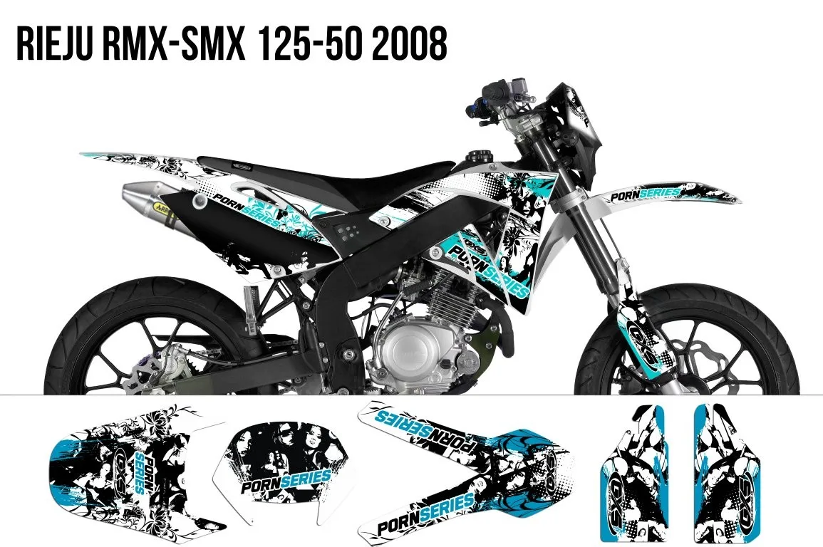 Kit déco kit Déco Rieju RMX-SMX 125-50 PORNSERIES 2009